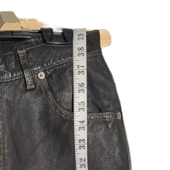 * NEW* W &W Wash & Wear Men's Genuine Leather Size 28 - Picture 12 of 16